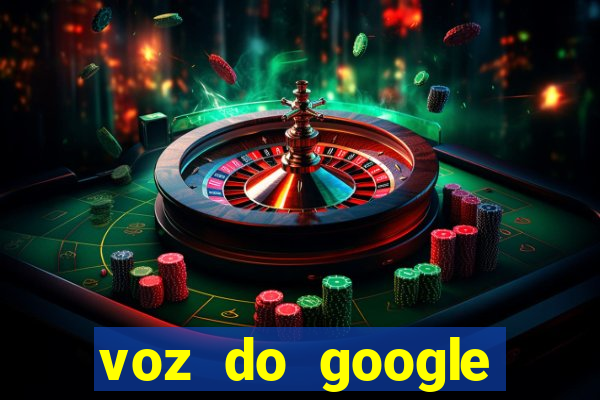 voz do google tradutor homem